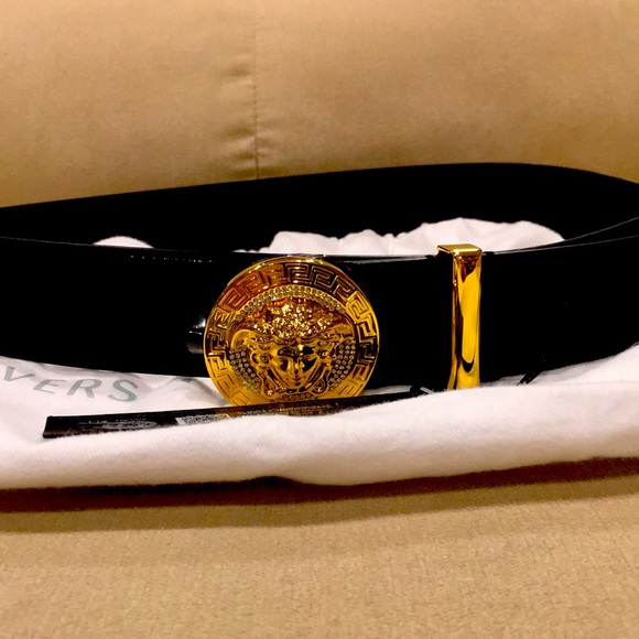 versace head belt
